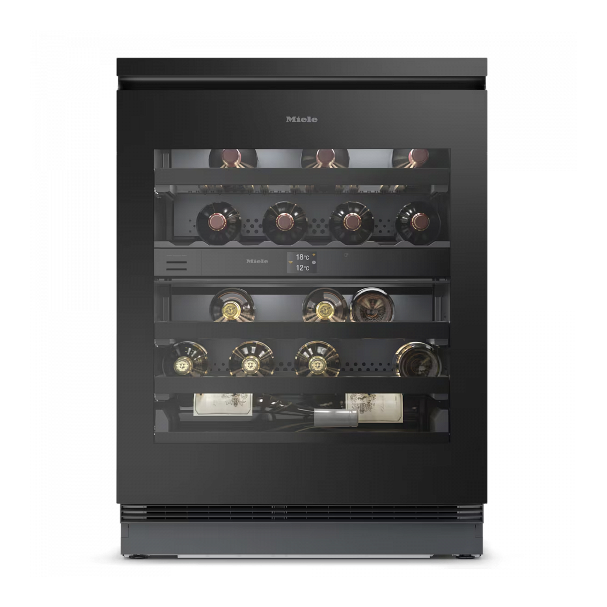 Винный холодильник Miele KWTUS 7074 F Obsidianschwarz Glas